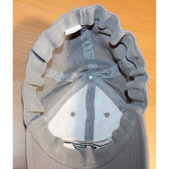 NFL Football Seattle Seahawks Boston Pizza Logo Baseball Stretch Hat Cap Gray - Picture 6 of 7